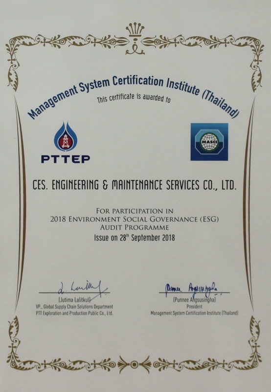 CES. ENGINEERING & MAINTENANCE SERVICES CO., LTD.